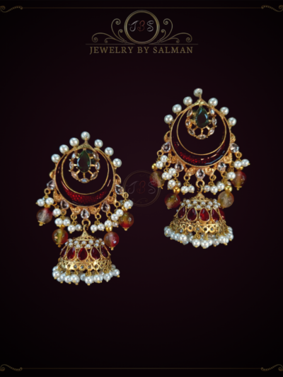 Chandbali jhumka