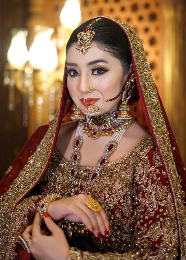 wp-17552877033056321176881189302564 Maroon Kundan Bridal Choker and Mala Set with Jhumar | JBS Jewelry