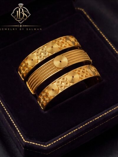 Handcrafted Gold-Plated Bangles Set