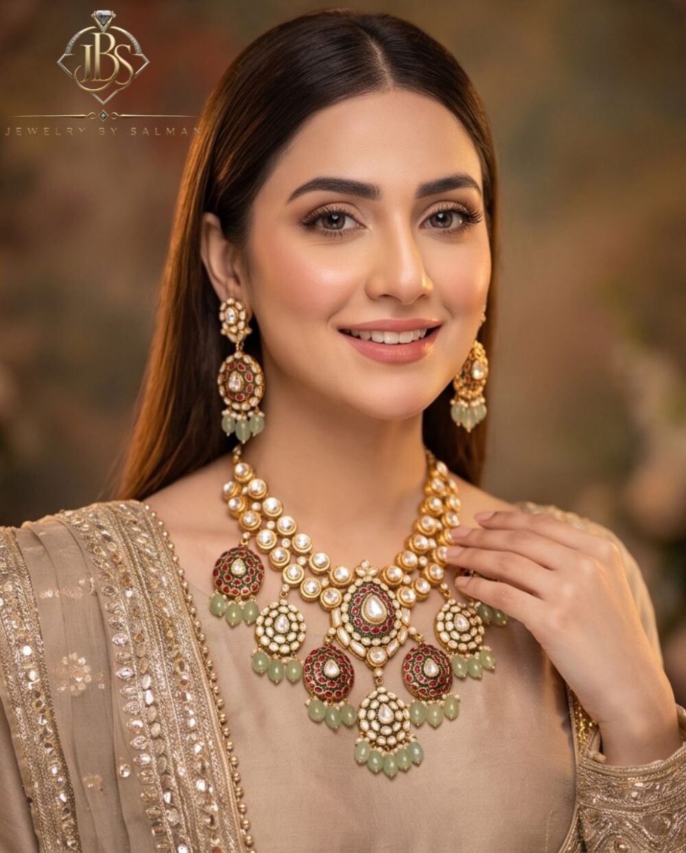 wp-1790784797165570127060760289972 Timeless Kundan Necklace Set | JBS Jewelry