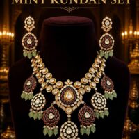 Timeless Kundan Necklace Set - Image 2