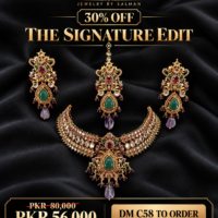 JBS Signature Navratan Designer Set | JBS Jewelry - 30% OFF
