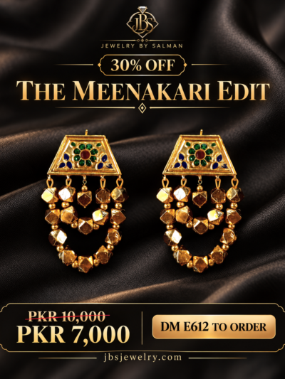 Meenakari Geometric Drop Earrings - JBS Jewelry 30% OFF sale poster